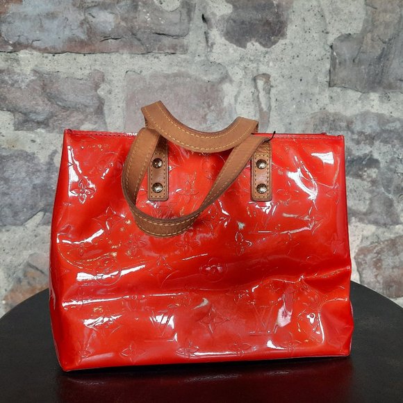Louis Vuitton Red Patent Tote - Picture 2 of 10